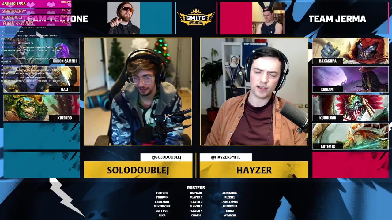 live: OTK Smite Invitational Tournament on Mizkif :) | !model !affiliate !minigames