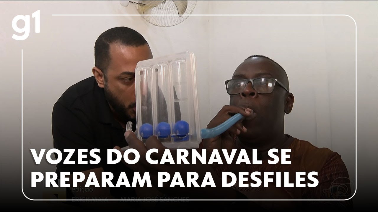 JH: Intérpretes das escolas de samba têm rotina de exercícios vocais até a noite do desfile