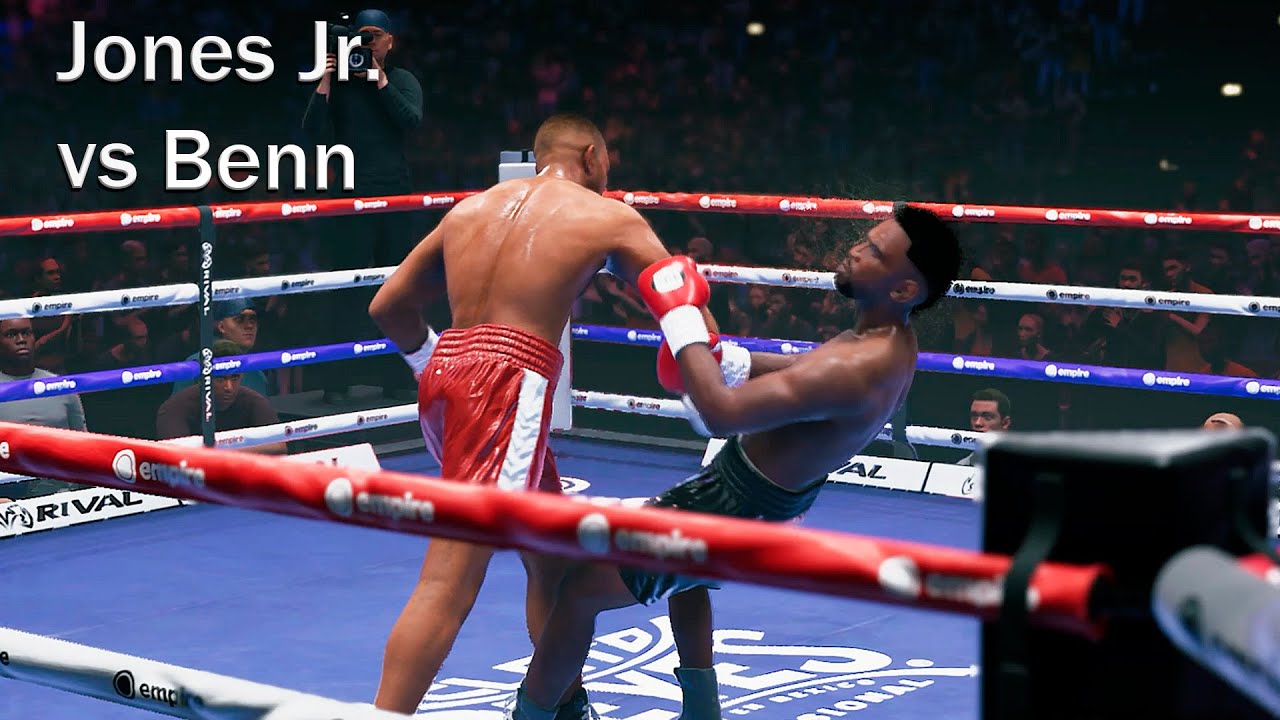 Undisputed (ESBC) Online Beta Gameplay (Full fight). (2k/60fps) No commentary. Jones vs Benn