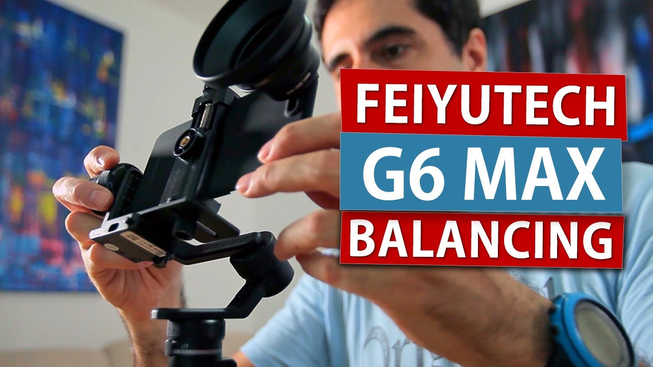 Быстрое и простое руководство по балансировке Feiyutech G6 Max с помощью смартфона.
