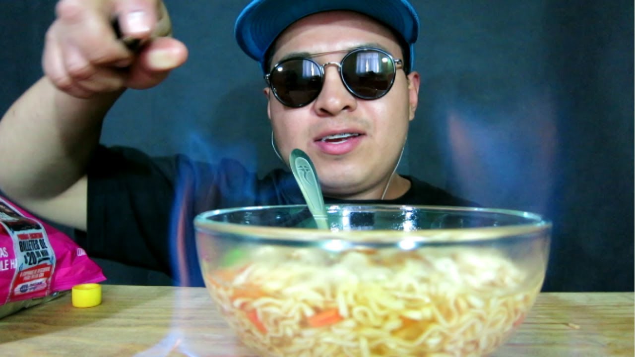 ASMR | COMIENDO MARUCHAN HABANERO Y SABRITAS HABANERO