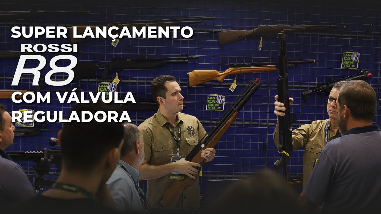 SUPER LANÇAMENTO! Rossi R8 com válvula reguladora