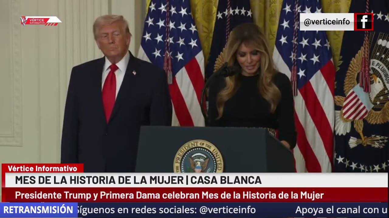 Presidente Trump y Primera Dama celebran Mes de la Historia de la Mujer