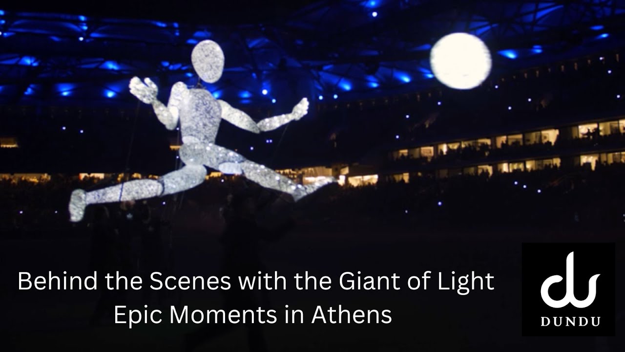 The Giant of Light inspires Athens & ignited the Greek Capital from the AEK Stadium to the Placa 🇬🇷