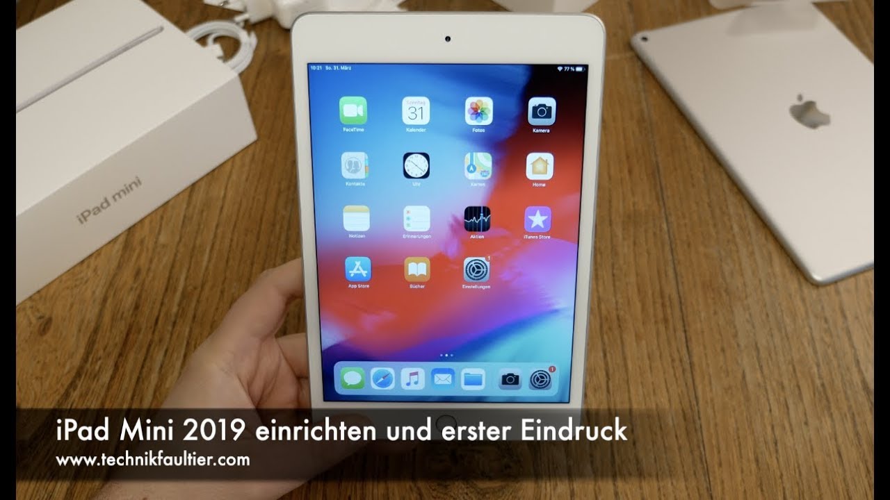 iPad Mini 2019 einrichten und erster Eindruck
