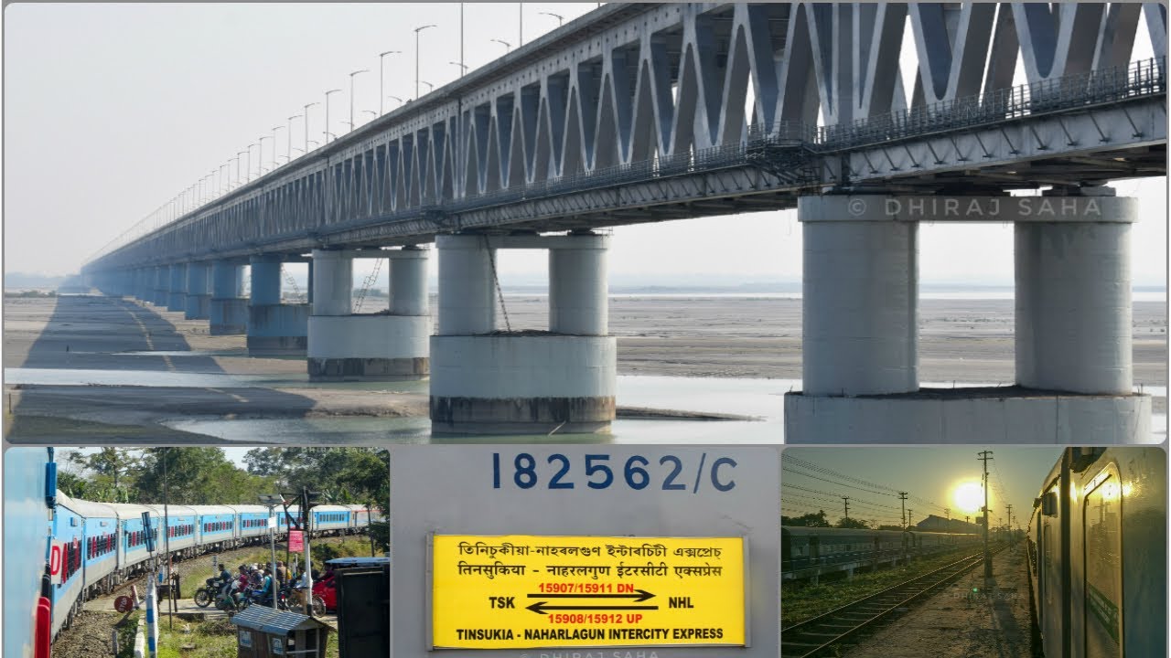 Full Journey Compilation Of 15908/ Naharlagun Tinsukia InterCity Express