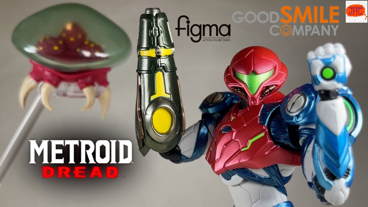 HUNTER! Figma Metroid Dread Samus Aran Good Smile Action Figure Review Power Suit Arm Cannon EMMI