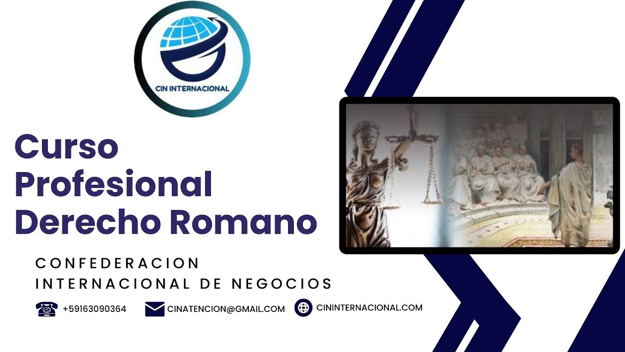 ⚖️ Curso Profesional Derecho Romano - Curso Completo Derecho Romano ⚖️ Carrera de Derecho ⚖️