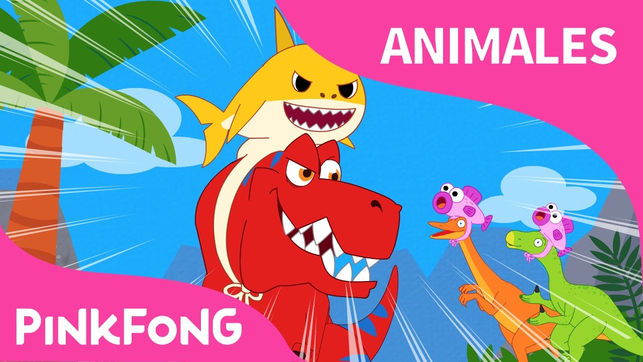 Tiburón Bebé - Rex | Animales | Dinosaurios | PINKFONG @BabyShark_Spanish