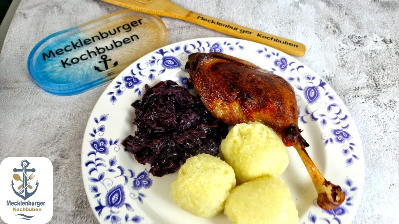 Diese knusprige Gänsekeule aus dem Ofen gelingt immer