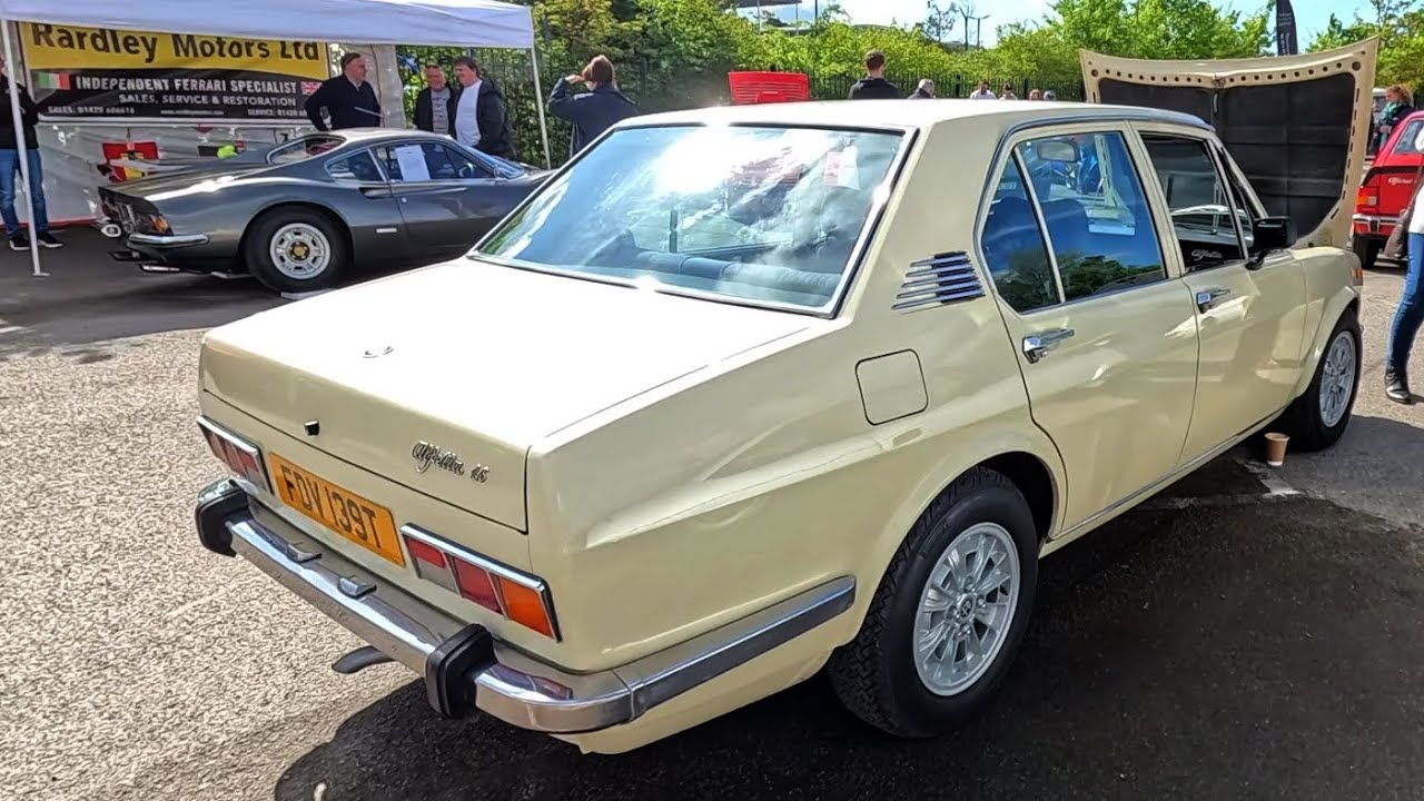 Brooklands Italian Car Day 2024. 1979 Alfa Romeo 1.6 Alfetta