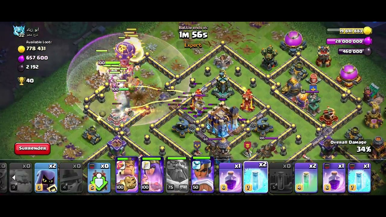 Th17 vs Th18 Attack In Electro 32!!! Clash of Clans