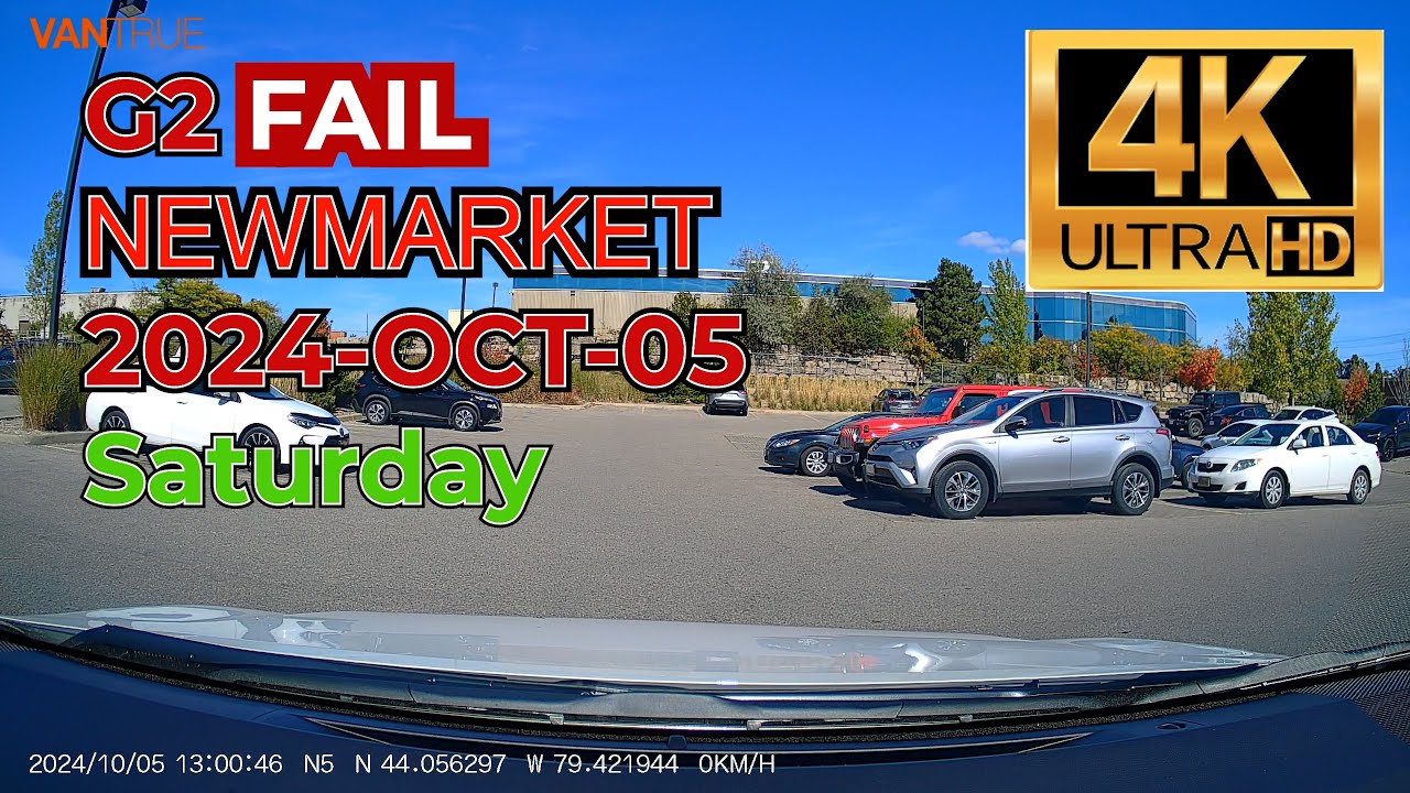 G2 FAIL #drivingtestroutes #drivetest #g2test #g2 #drivingtest #newmarket #testdriveexperience