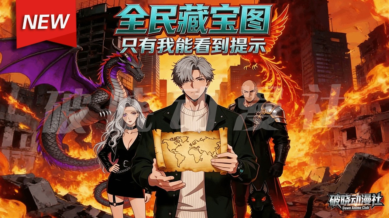 MULTISUB📢新番上线《全民宝藏图，只有我能看到提示》第1~85集丨苏宇穿越藏宝图降临的蓝星，觉醒唯有自己能看见藏宝图提示的能力，在挖宝变强与守护城市中，探寻藏宝图与进化的秘密！#破晓动漫社