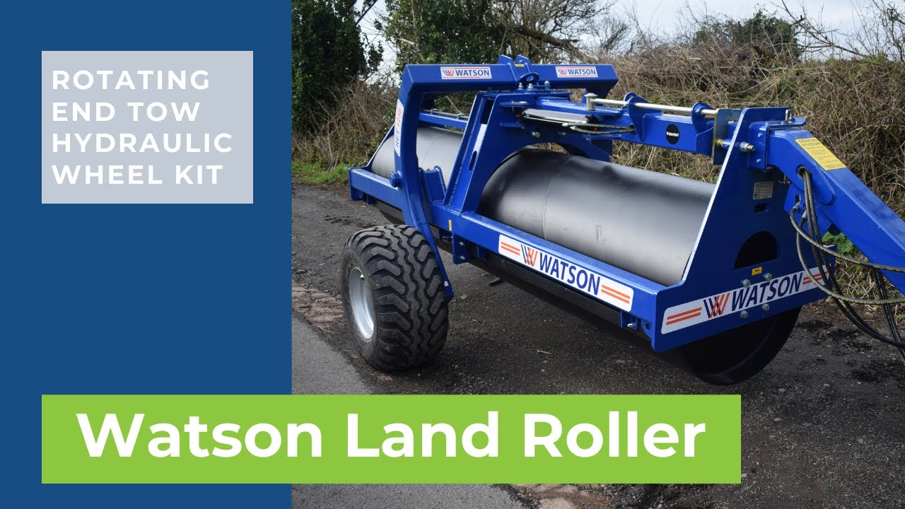 Watson Land Roller with Rotating End Tow Hydraulic Wheel Kit