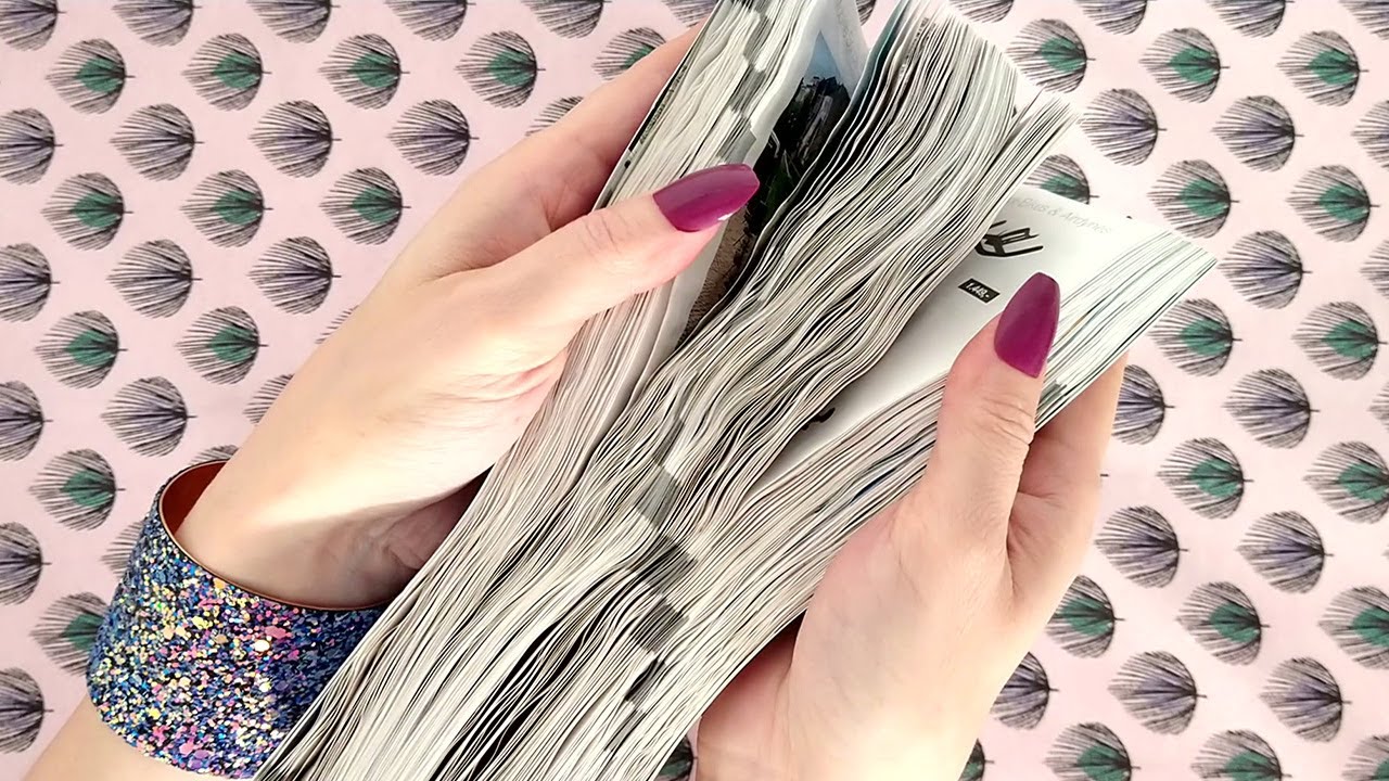 ASMR Paper Crinkles (Oodles!) • Water Damaged Catalog Page Turning • No Talking