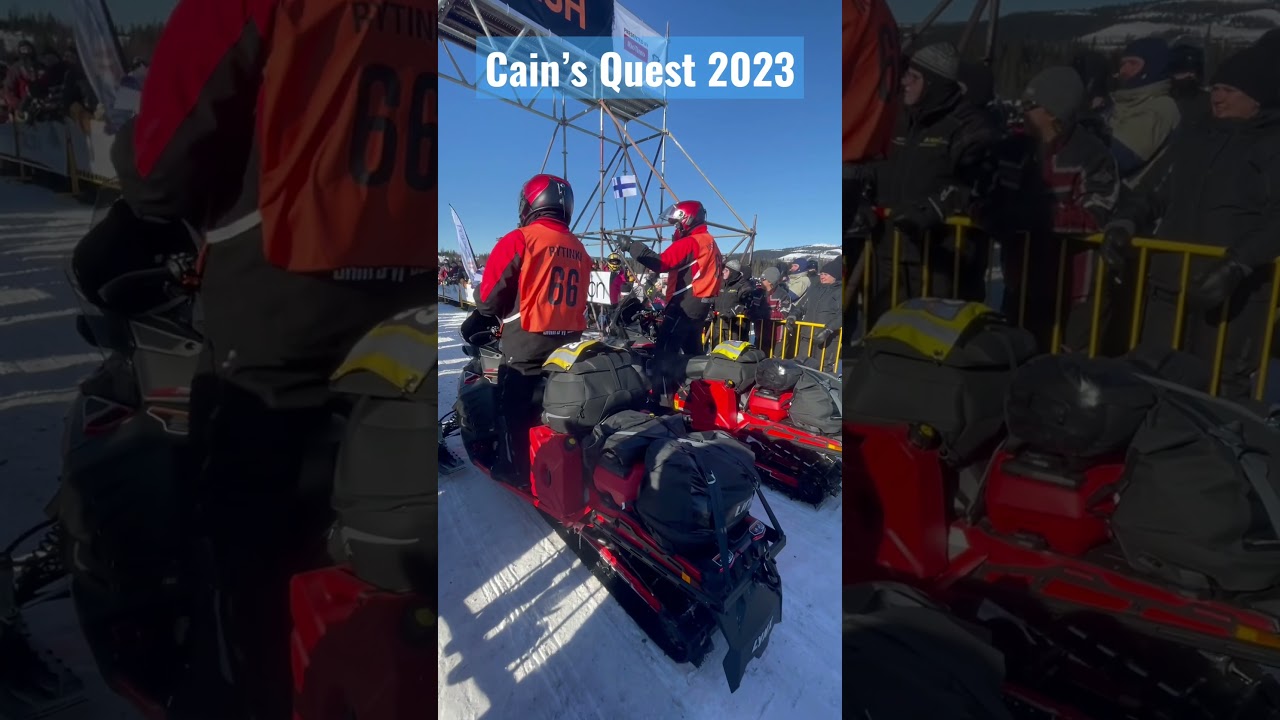 Team Finland Start Cain&rsquo;s Quest 2023 #snowmobiling #racing #lifestyle #crosscountry #winter