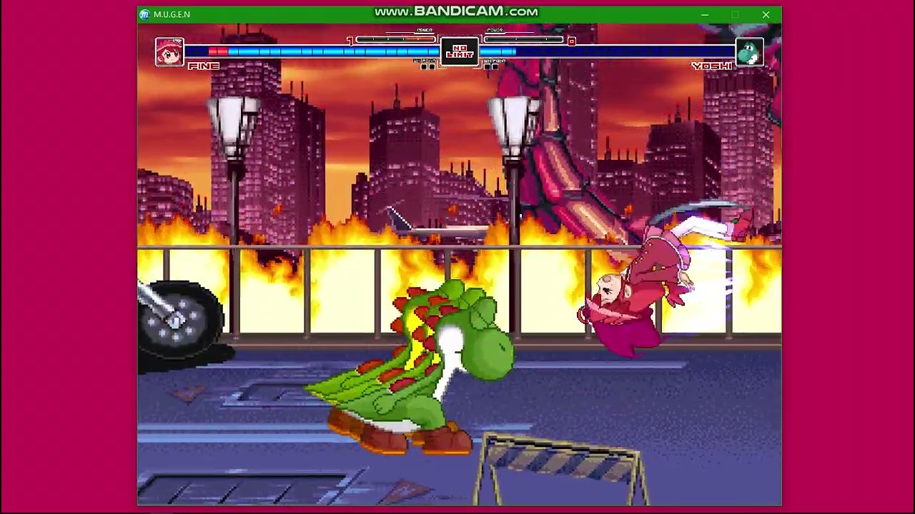 MUGEN REQUEST:Princess Fine vs Yoshi|MUGEN ALL STARS 1.1B🍾