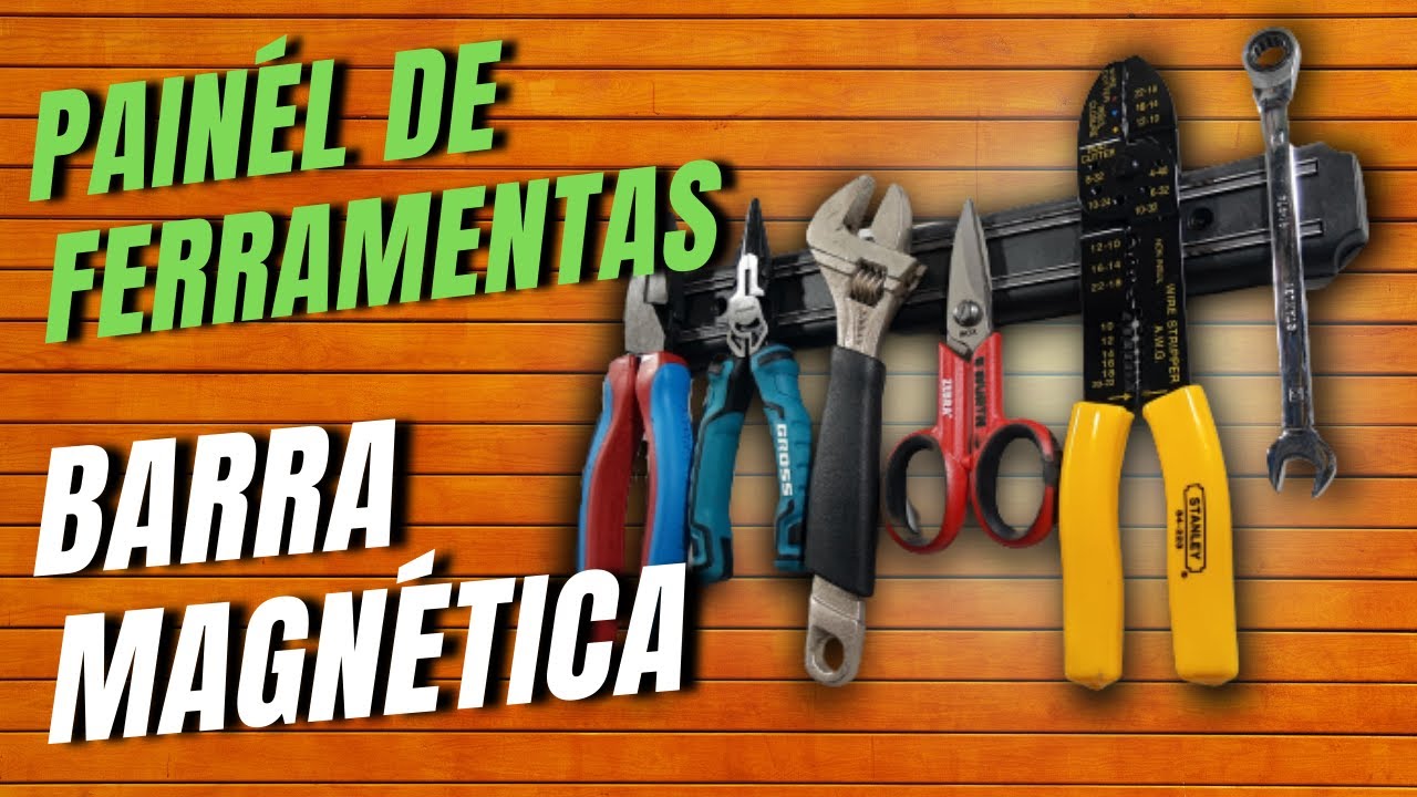 [ORGANIZAÇÃO] Como fazer um quadro de ferramentas com barras magnéticas