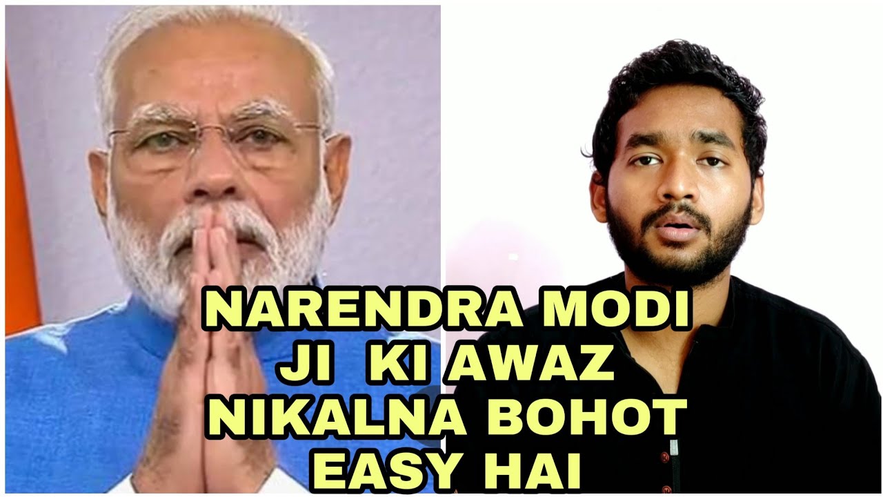 Narendra Modi  ji Mimicry Tutorial  .