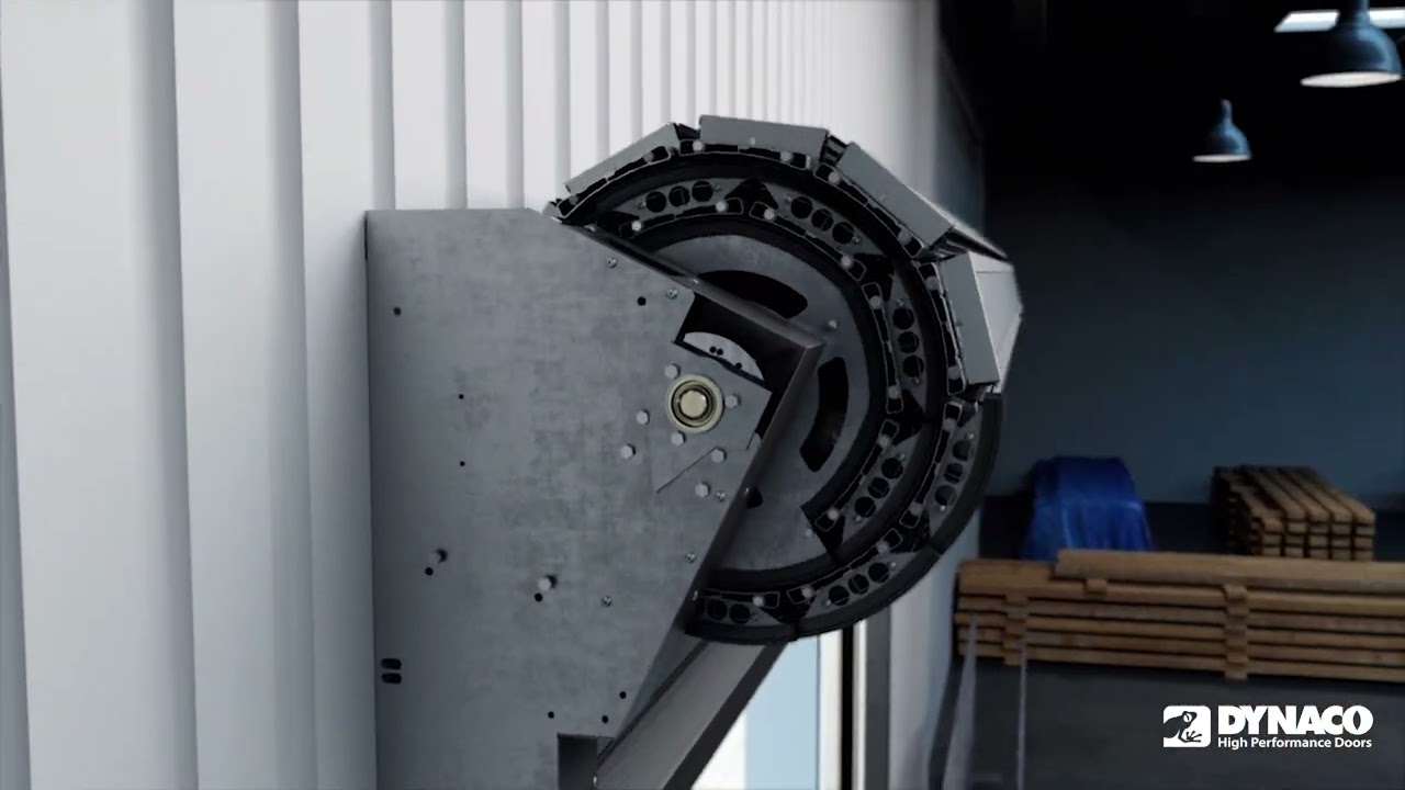 High Speed Insulated Industrial Door | Dynaco R-741 Rigid