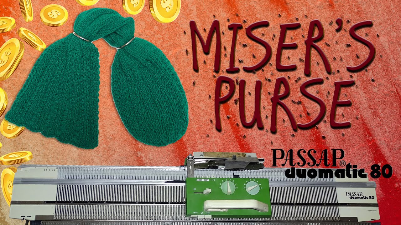 Passap Knit Miser's Purse