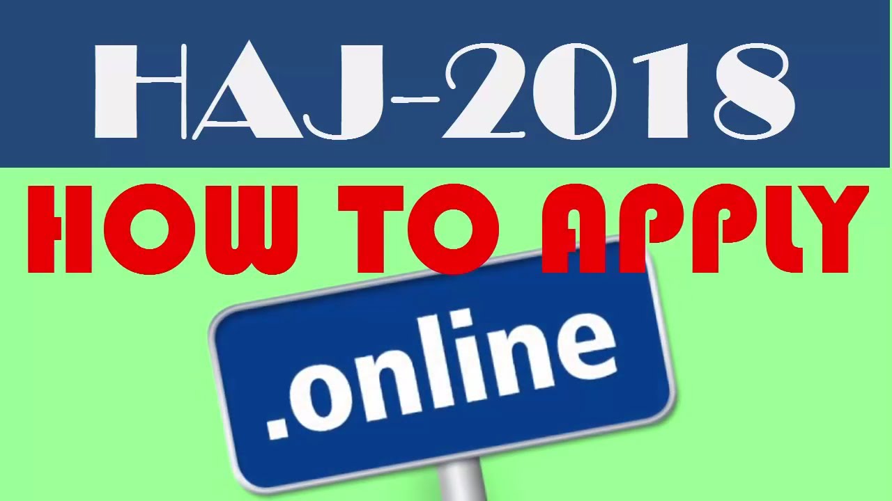 how to apply for Haj 2018 online