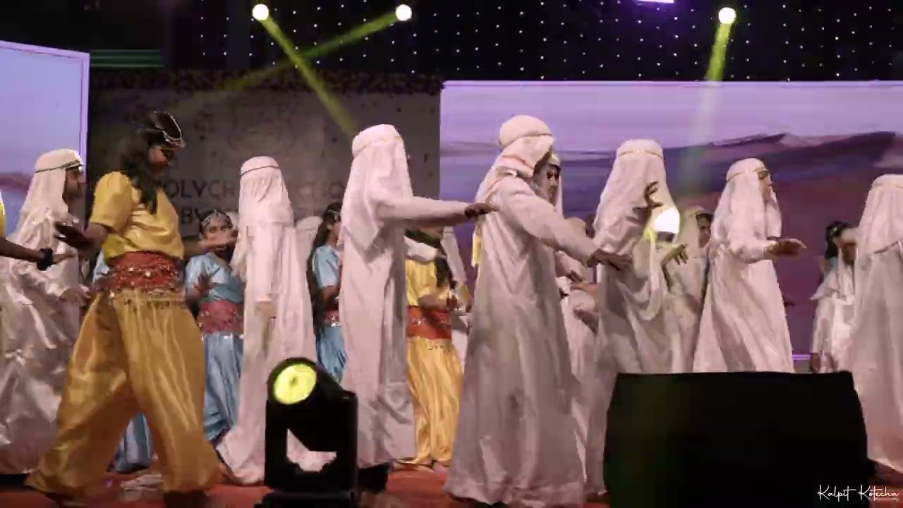 Arabian dance Drone Shot video On annual day 2025-26 ll HCBB