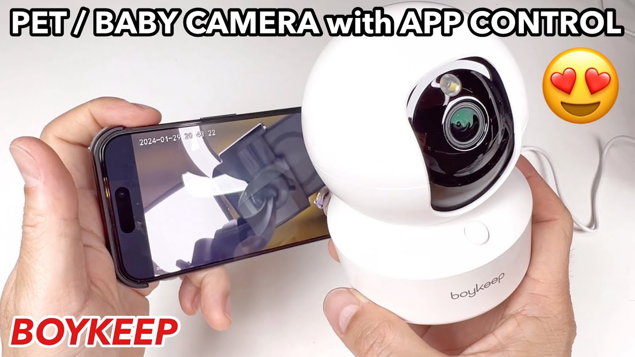 BOYKEEP 2k Pet Camera  APP Control  5G 2 4GHz Security