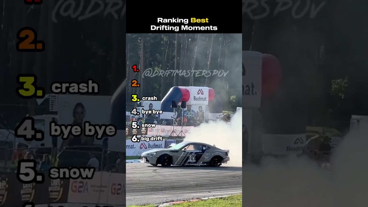 Ranking The Best Drifting Moments