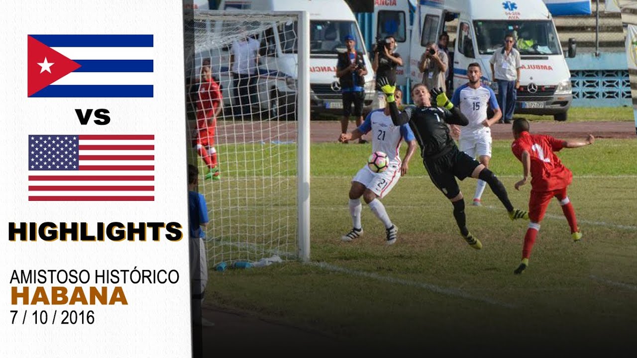 Resumen y Goles | CUBA vs USA | Amistoso en La Habana 2016 | GolCuba 2020