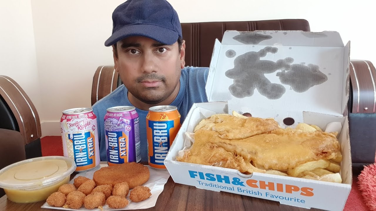 fish & chips uk mukbang