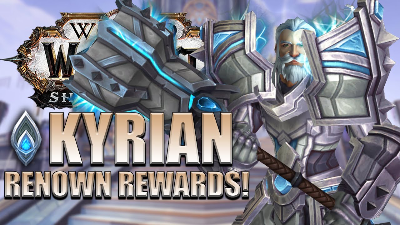 Kyrian Renown REWARDS! Mounts/Transmog/Pets/Titles & More | Shadowlands