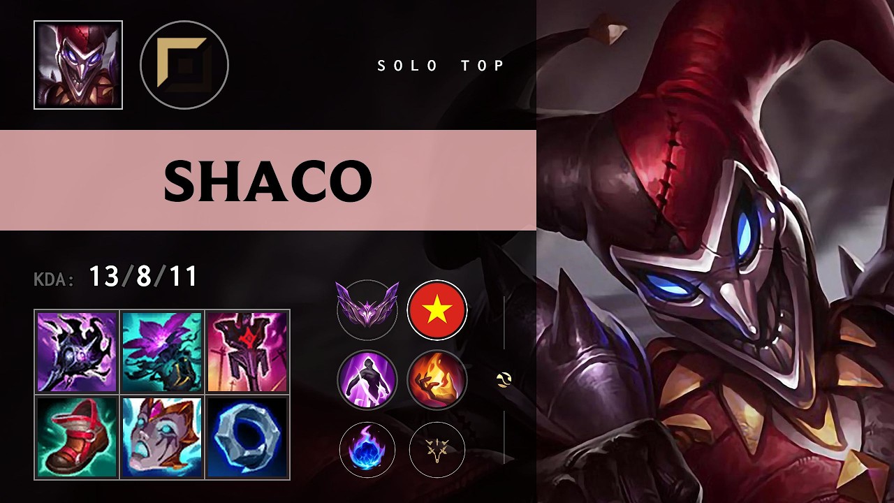 Shaco Top vs Sion - VN Master Patch 26.12
