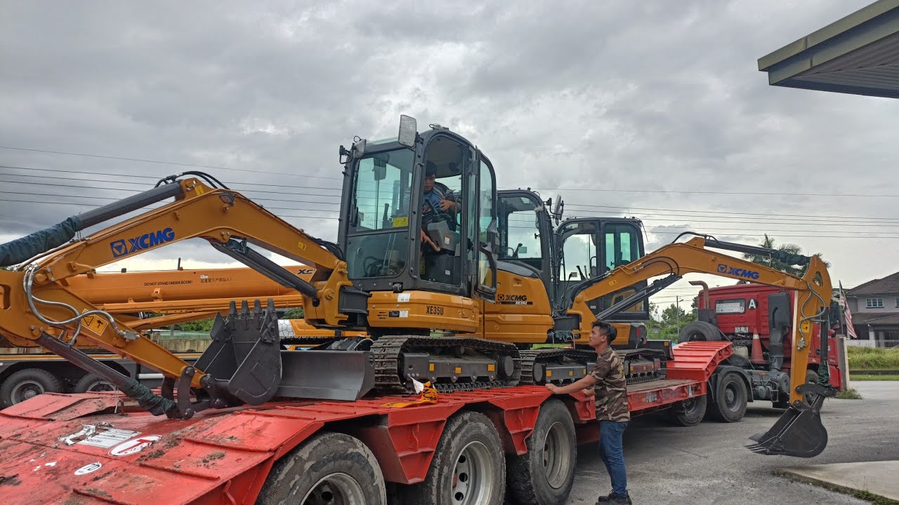 XCMG XU35U EXCAVATOR DELIVER IN YOUTUBE LIVE
