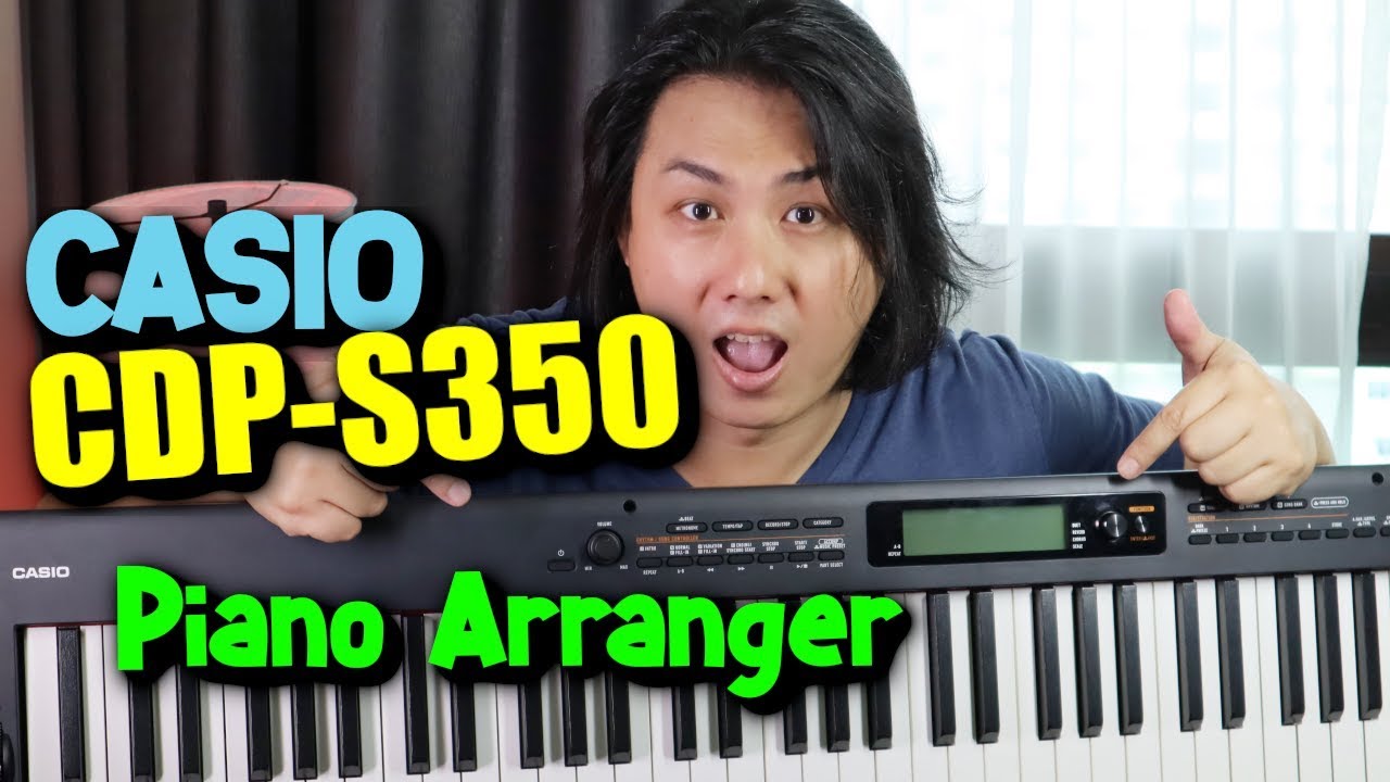 CASIO CDP-S350 Arranger Piano Keyboard Review & Demo, Tones & Rhythms
