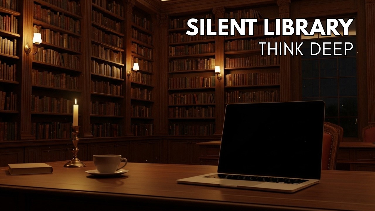 NIGHT LIBRARY — Deep Focus Music for Thinking & Study