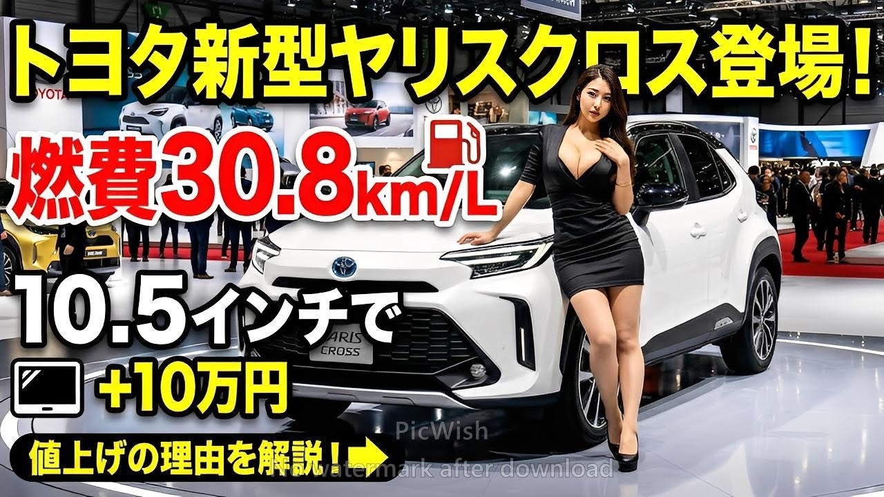 【衝撃】2026年新型ヤリスクロス発表！燃費30.8km/Lなのに10万円値上げ…その理由とは？