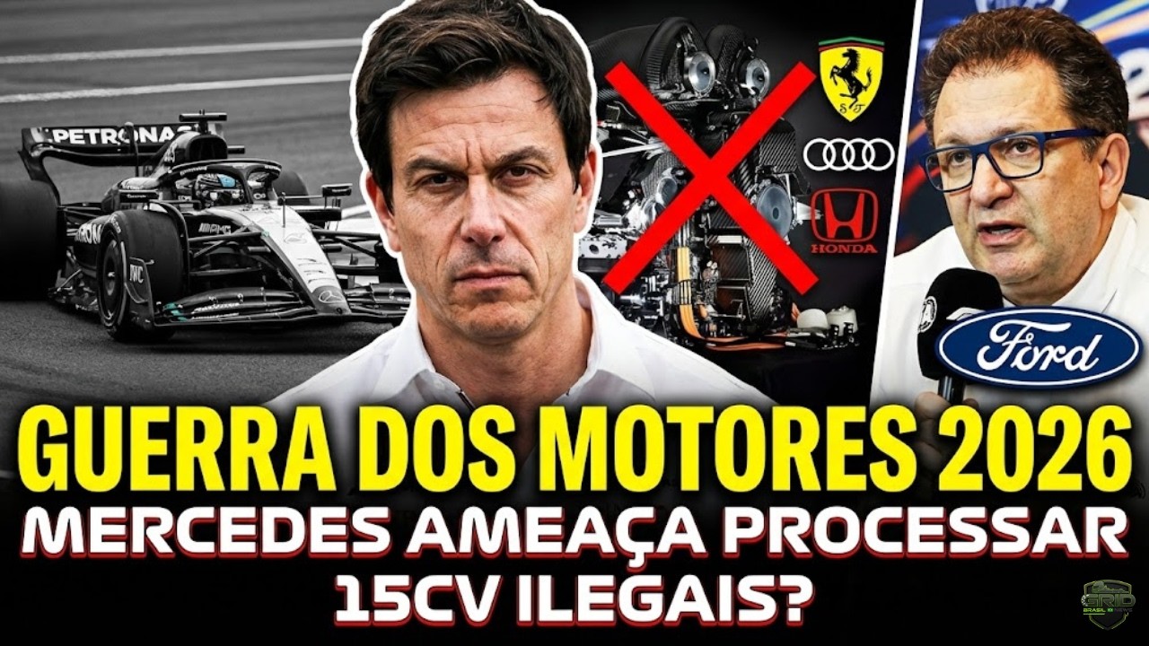 GUERRA NA F1 2026: Mercedes Ameaça Processar a FIA! O 