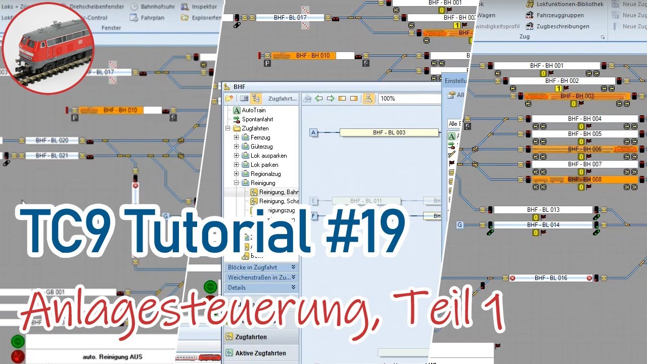TrainController 9, Tutorial #19, Zugfahrten & Anlagesteuerung, TEIL 1