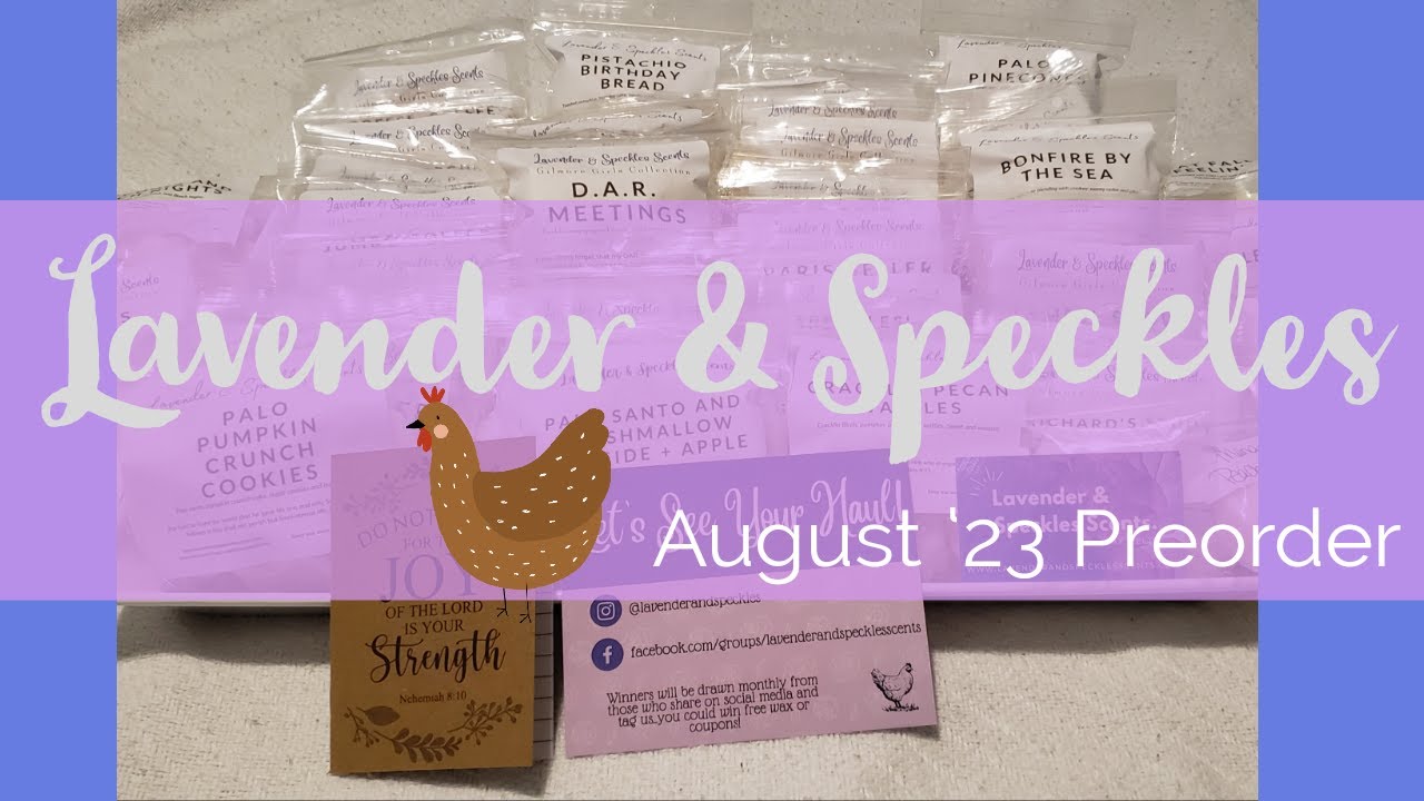 Lavender & Speckles Scents │ August '23 Preorder │ Haul #2