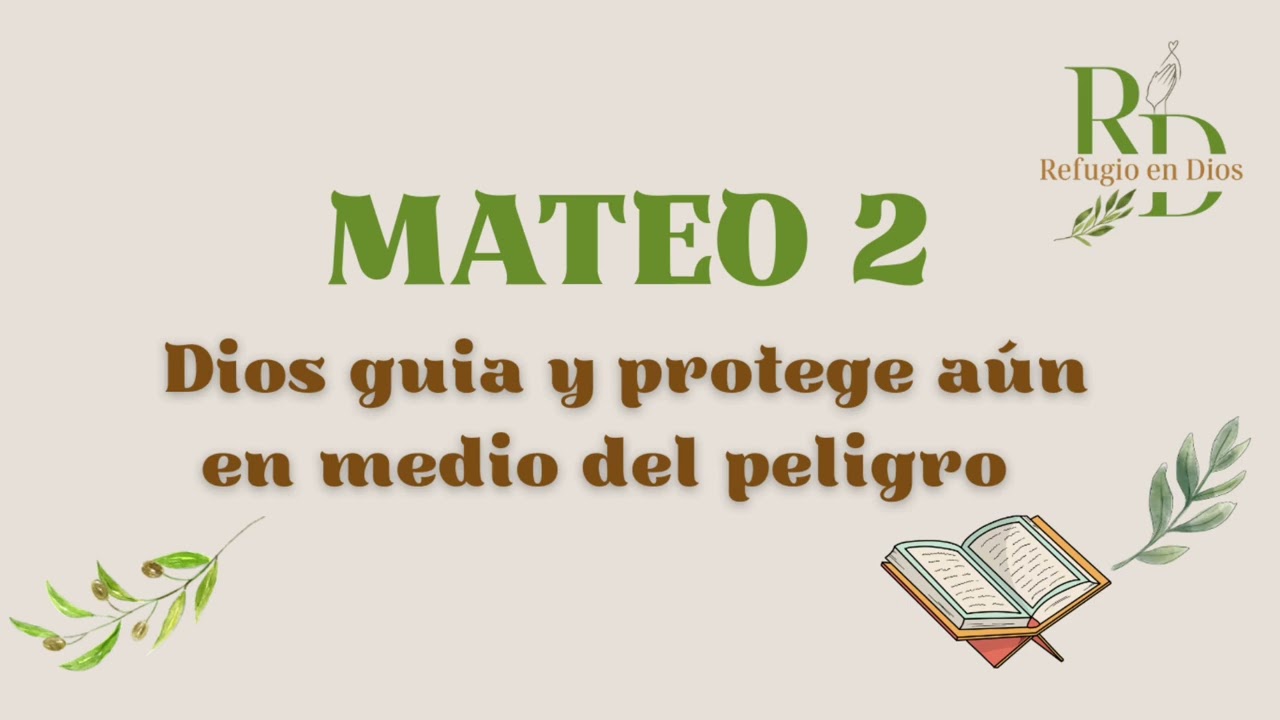 Devocional Mateo 2 | Dios guía y protege.   #labibliaenunaño #devocional #Dios #amor 