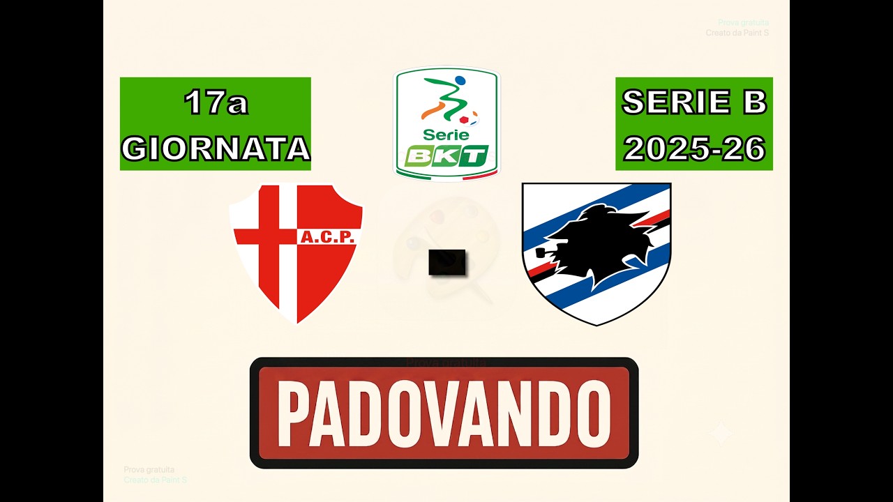 PADOVANDO || PADOVA-SAMPDORIA 1-1 || Serie B 2025/26 - 17a Giornata