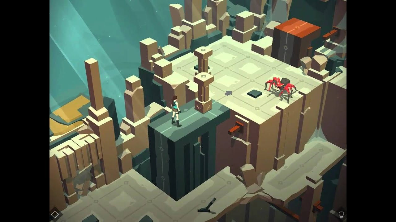 Lara Croft Go | 3-8 - The Balcony of Stone walkthrough