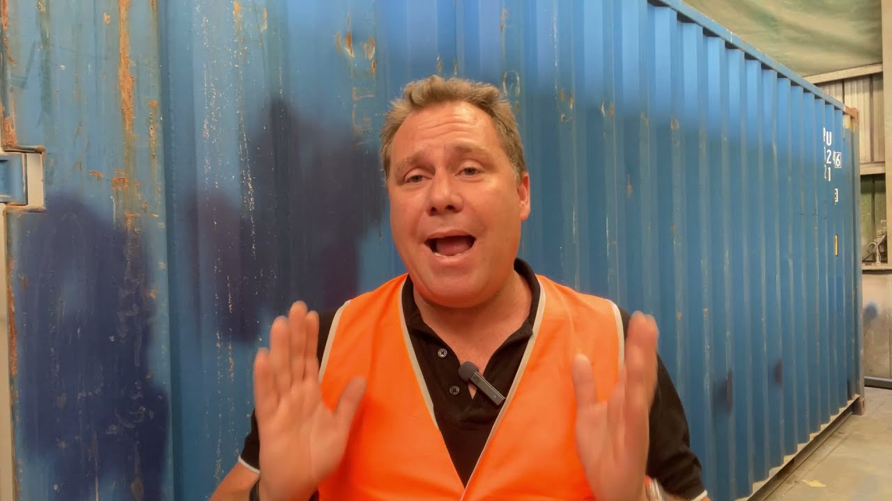 Let's Be Honest About Used Shipping Container Dents and Scrapes