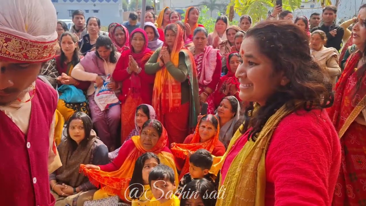 🙏❣️माँ जिलासु चन्डिका देवी मनसा देवी दर्शन के बाद गणेशपुर में स्वागत🙏❣️