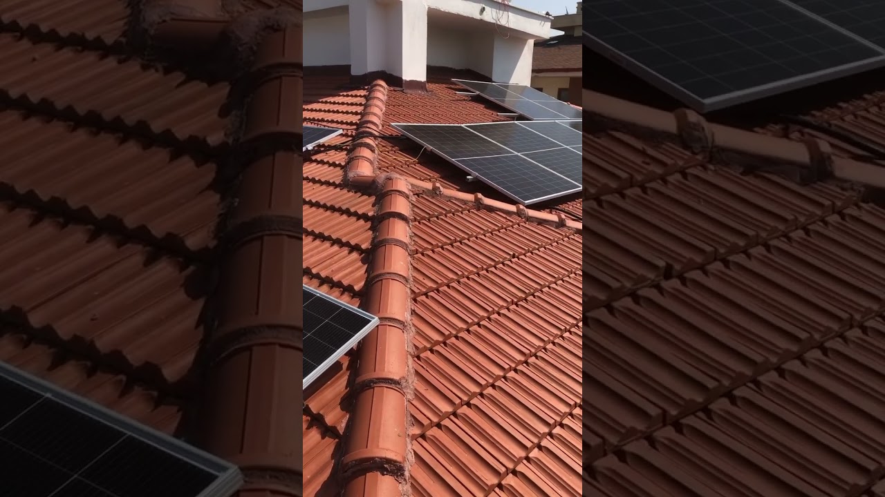 Kiremit &ccedil;atı montaj #solar #mechanics #solarsystem #energy