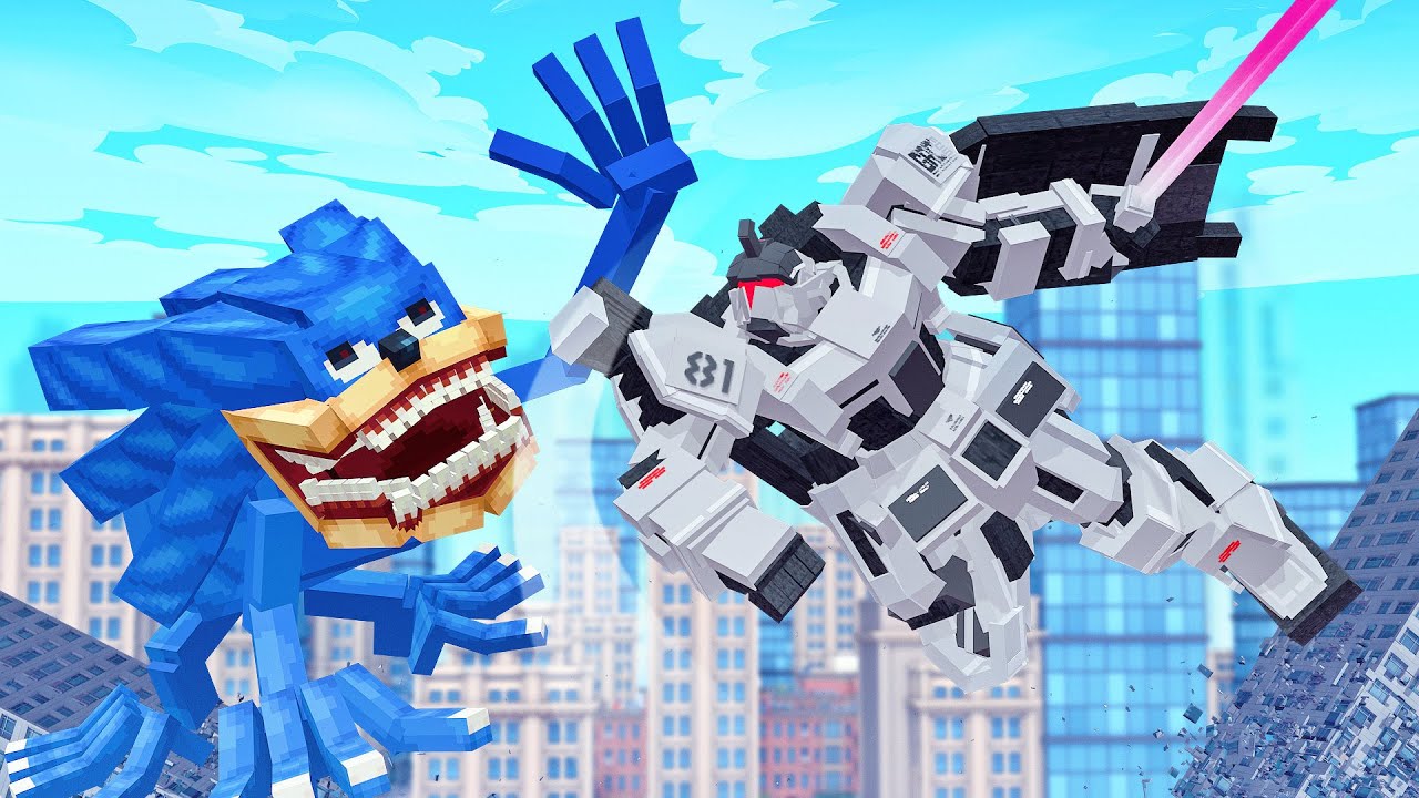SHIN SONIC Vs ROBÔ GIGANTE no MINECRAFT!