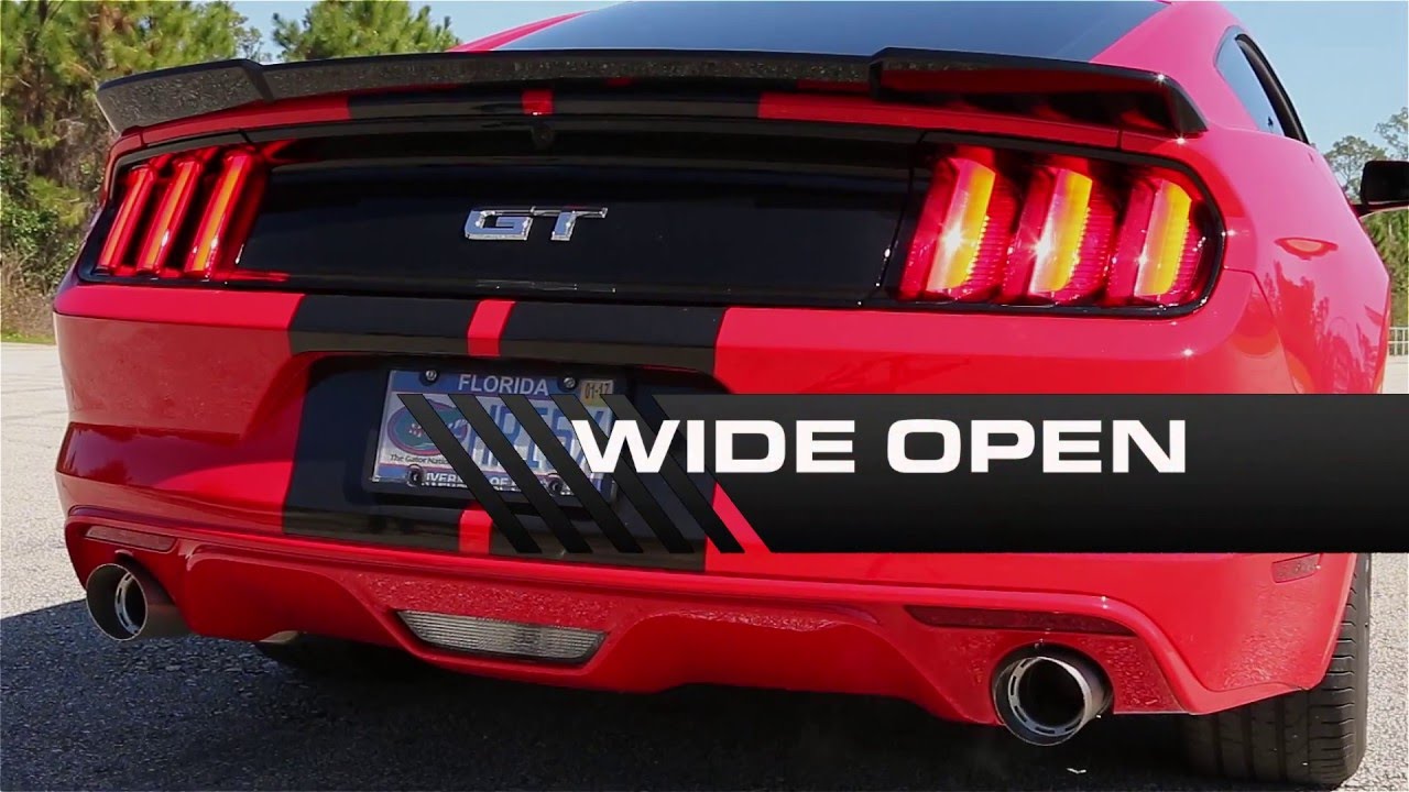BBK Varitune Axle-Back Install 2016 Mustang GT