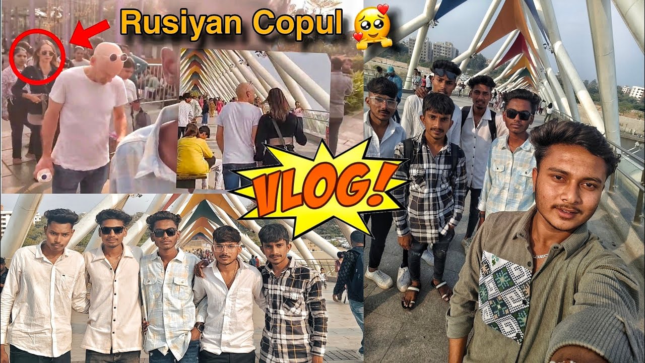 Rusiyan Copul River Frunt Upar Aamari sathe 😱 River Frunt Vlog Ahemdabad Gujarat 